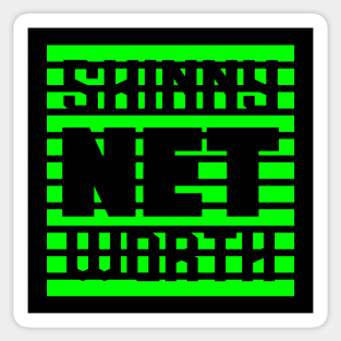 Skinny Net Worth Sticker